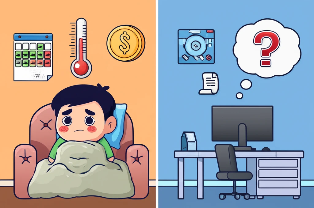 독감 격리 기간 안내 이미지