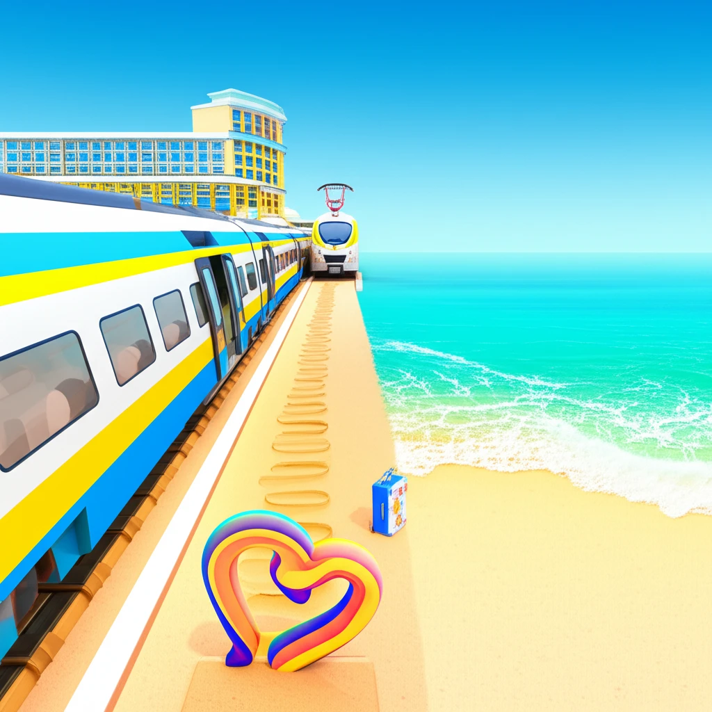 삼척해변역 전경과 해변 접근성