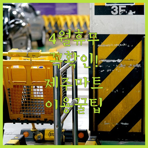 롯데마트 제주점 4월 휴무일 및 공항 근처 매장 이용 정보