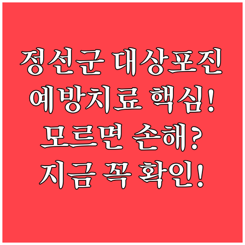 정선군 대상포진 예방과 치료 시 꼭 알아야 할 필수 정보